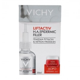Vichy Promo LiftActiv Supreme H.A. Epidermic Filler Serum 30ml & Δώρο Liftactiv Collagen Specialist Κρέμα Ημέρας 15ml