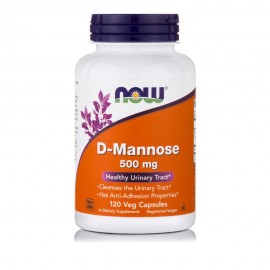 Now D-Mannose 500mg 120Veg Capsules