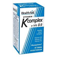 Health Aid Vitamin K Complex + Vit D3 30 tablets