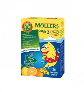 Mollers Kids Jellies with orange-lemon flavor 36 jellies