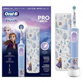 Oral-B Ηλεκτρική Οδοντόβουρτσα Frozen Extra Soft για 3+ χρονών & Δώρο Θήκη Ταξιδιού