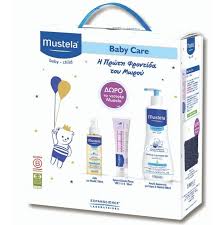 Mustela Promo Pack Gentle Cleansing Gel 500ml & Vitamin Barrier Cream 50ml & Baby Oil 110ml & Δώρο Νεσεσέρ