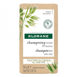 Klorane Shampoo Bar Avoine Στέρεο Σαμπουάν με Βρώμη 80gr