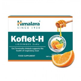 Himalaya Koflet-H Lozenges 2X6 Παστίλιες με Γεύση Πορτοκάλι 12τμχ