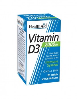 Health Aid Vitamin D3 2000iu 120 tablets