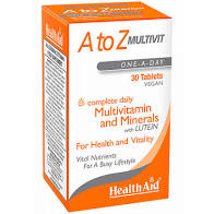 Health Aid A to Z Multivitamin & Minerals 30 tablets