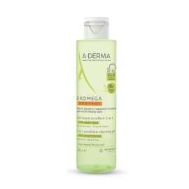 A-Derma Exomega Control Emollient Cleansing Gel 2 in 1 200ml