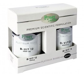 Power of Nature Promo Platinum Range B - Vit 12 1000μg 60caps & Gift D3 2000iu 20caps