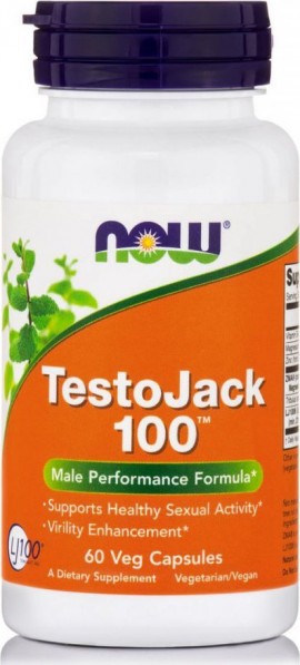Now TestoJack 100  60 φυτικές κάψουλες