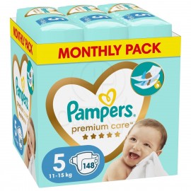 Pampers Premium Care Monthly Pack Νο5 (11-16kg) 148τεμ