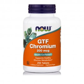 Now GTF Chromium 200mcg 250 tablets