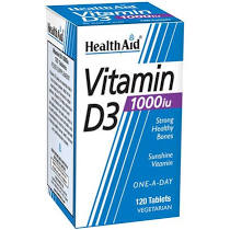 Health Aid Vitamin D3 1000iu 120 tablets