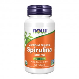 Now Spirulina 500mg 100 tablets