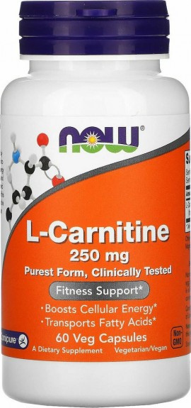 Now L-Carnitine 250mg 60caps