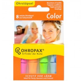 Ohropax Color Ωτοασπίδες Σπογγώδεις, 4ζεύγη