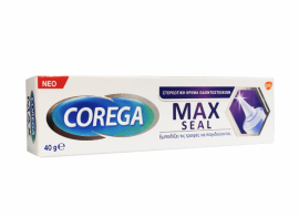 Corega Max Seal Στερεωτική Κρέμα για Τεχνητές Οδοντοστοιχίες 40g