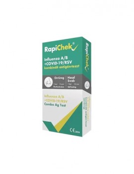 RapiChek Influenza A/B & Covid-19/RSV Combo Ag Rapid Self Test 1 Τεμάχιο