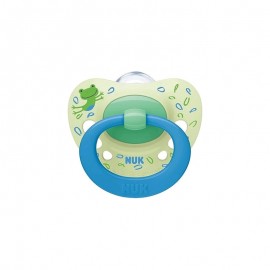 Nuk Signature Silicone Soother 6-18m Green (10.736.694)