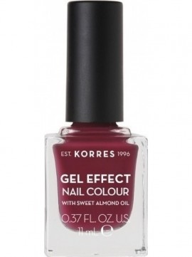 Korres Gel Effect Βερνίκι Νυχιών 74 Berry Addict 11ml