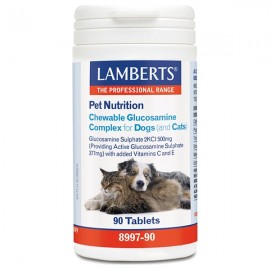 Lamberts Pet Nutrition Chewable Glucosamine Complex for Dogs (& Cats) 90tabs