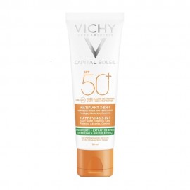 Vichy Capital Soleil Mattifying 3 in 1 Daily Shine Control Care SPF50+ 50ml