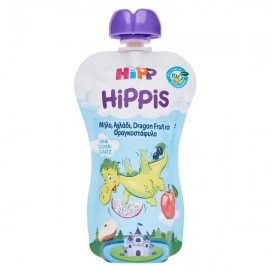 Hipp Hippis Φρουτοπολτός Δράκος με Μήλο, Αχλάδι, Dragon Fruit & Φραγκοστάφυλο 100gr