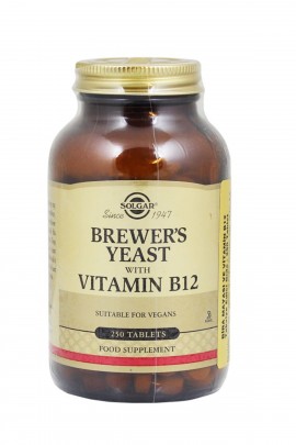 Solgar Brewer’s Yeast with Vitamin B-12 250 Tablets