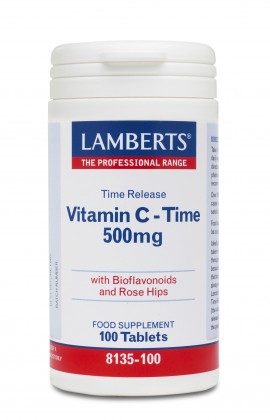 Lamberts Vitamin C-Time  500mg 100 ταμπλέτες