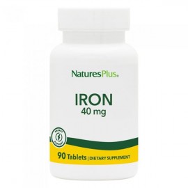 Natures Plus Iron 40mg 90 ταμπλέτες