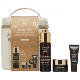 Apivita Promo Queen Bee Absolute Anti Aging & Regenerating Serum 30ml & Light Cream 15ml & Anti-Aging Eye Cream 5ml