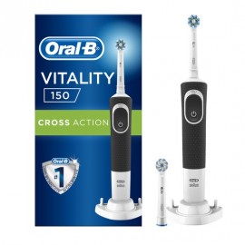 Oral-B Vitality 150 Cross Action Black Ηλεκτρική Οδοντόβουρτσα 1τμχ