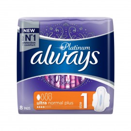 Always Platinum Ultra Normal Plus Size 1 8τεμάχια