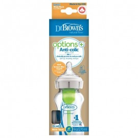 Dr. Browns Options + Anti-colic WB 91700 Glass With Wide Neck 270ml