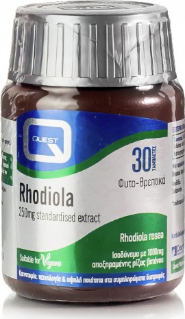 Quest Rhodiola 250mg 30 ταμπλέτες