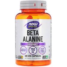 Now Beta Alanine 750mg 120 κάψουλες