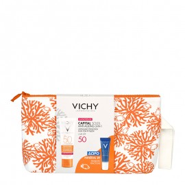 Vichy Promo CapitalSoleil Anti-Ageing 3 in 1 SPF50 50ml + Δώρο Mineral 89 Probiotic Fractions 10ml