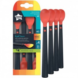 Tommee Tippee Heat Check Spoon 4m+ 4τμχ.