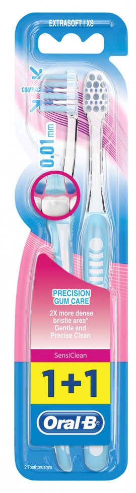 Oral-B Ultrathin Gum Care, Χειροκίνητη Οδοντόβουρτσα 2 Tμχ
