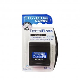 Elgydium Clinic Dental Floss Black Chlorhexidine 50m