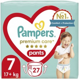 Pampers Premium Care Pants No 7 (17+Kg) 27pants