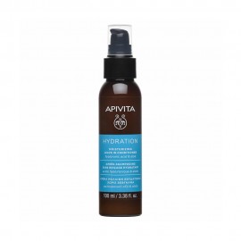 Apivita Hydration Moisturizing Leave In Conditioner Κρέμα Μαλλιών με Υαλουρονικό Οξύ & Αλόη 100ml