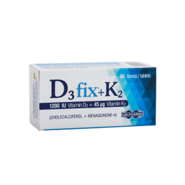 Uni-Pharma D3 Fix 1200iu + K2 45mg 60 κάψουλες