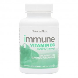 NaturesPlus Immune Vitamin D3 5.000IU(125mcg) 60softgels
