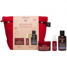 Apivita Beevine Elixir Promo Lifting Cream Rich Texture 50ml & Firming Activating Lift Serum 10ml & Cleansing Foam 15ml