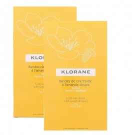 Klorane Soothing Hair Removal Promo Cold Wax Strips  2 x 6