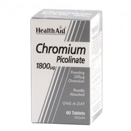 HealthAid Chromium Picolinate 1800 μg 60 ταμπλέτες