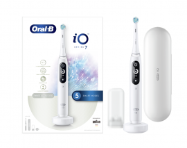 Oral-B iO Series 7 Electric Toothbrush Magnetic White Alabaster 1pc