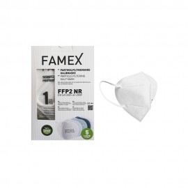 Famex Mask Μάσκες Υψηλής Προστασίας Λευκό FFP2 NR 10τμχ