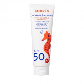 Korres Kids Sensitive Sunscreen SPF50 Coconut & Almond 250ml