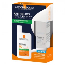 La Roche-Posay Promo Anthelios UVmune 400 Fluid Oil Control SPF50+ 50ml & Toleriane Sensitive Cream 15ml